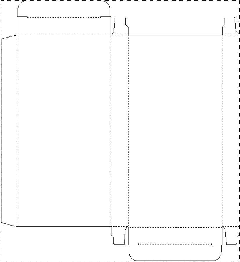 Custom paperboard box