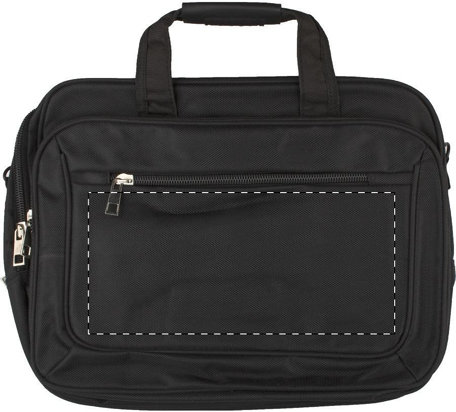 Front side - below zip