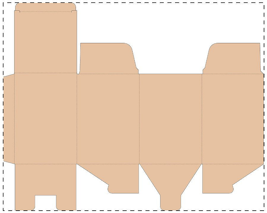 Custom kraft corrugated box