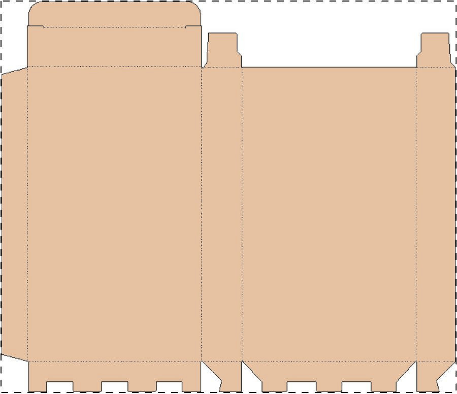 Custom kraft corrugated box