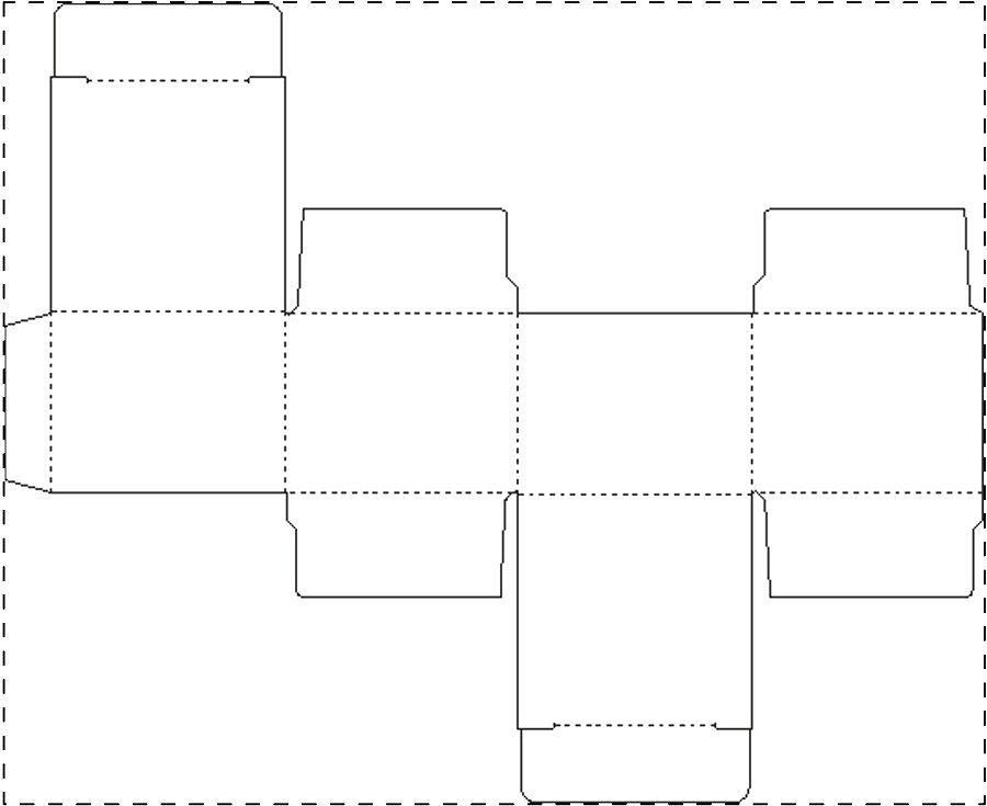 Custom paperboard box