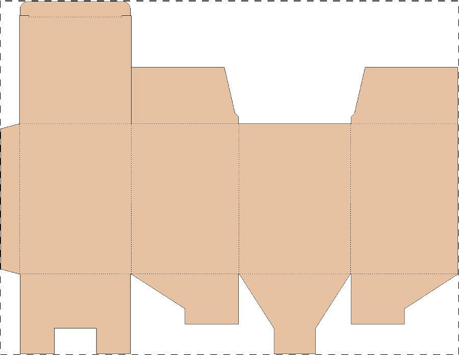 Custom kraft corrugated box