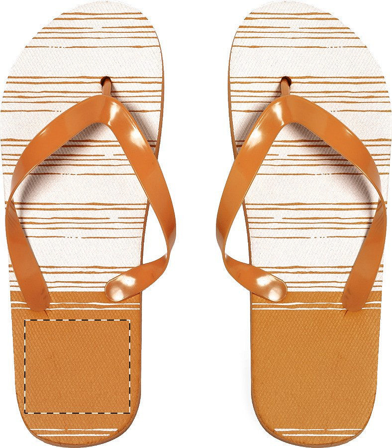 Left sole - below heel