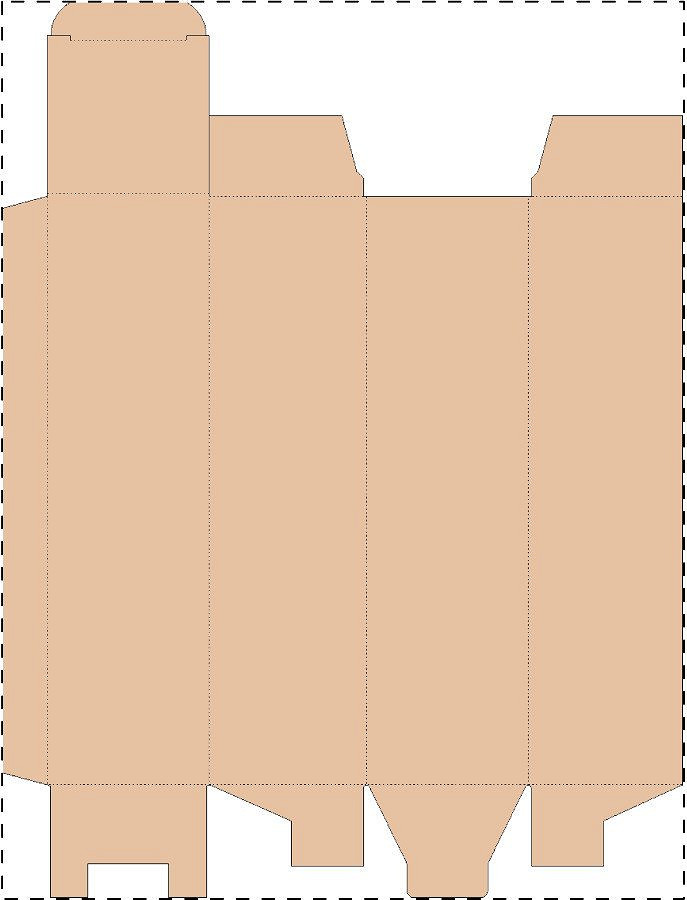 Custom kraft corrugated box