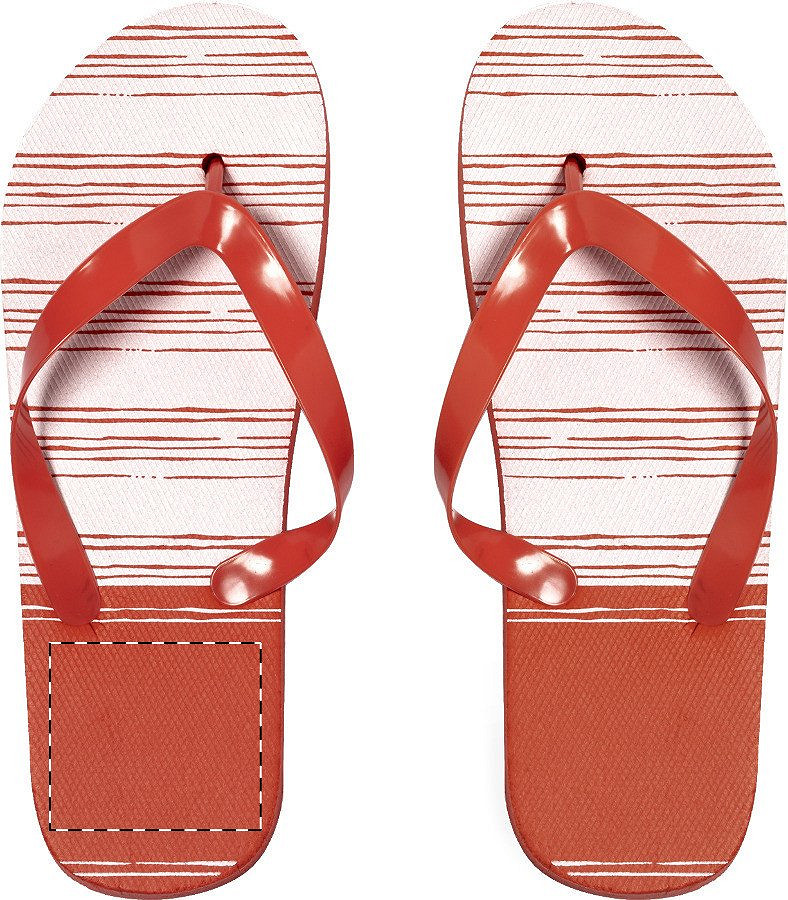 Left sole - below heel