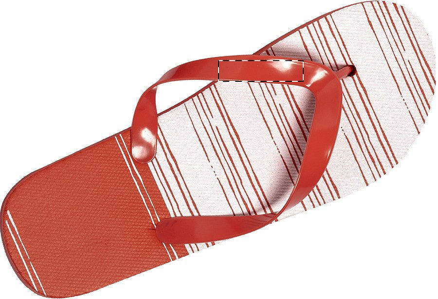 Right slipper - left strap