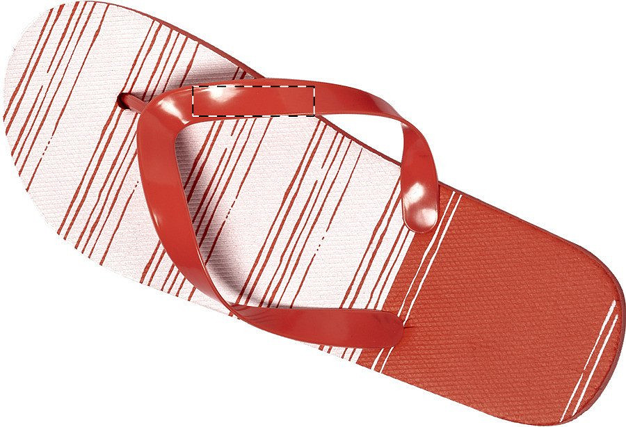 Left slipper - right strap