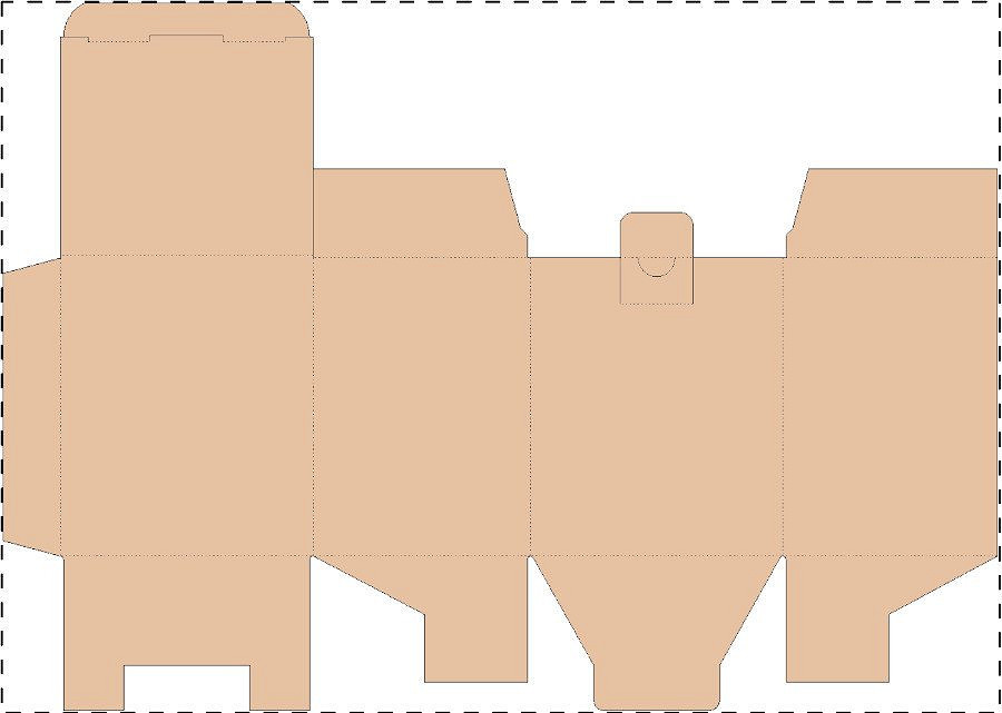 Custom kraft corrugated box