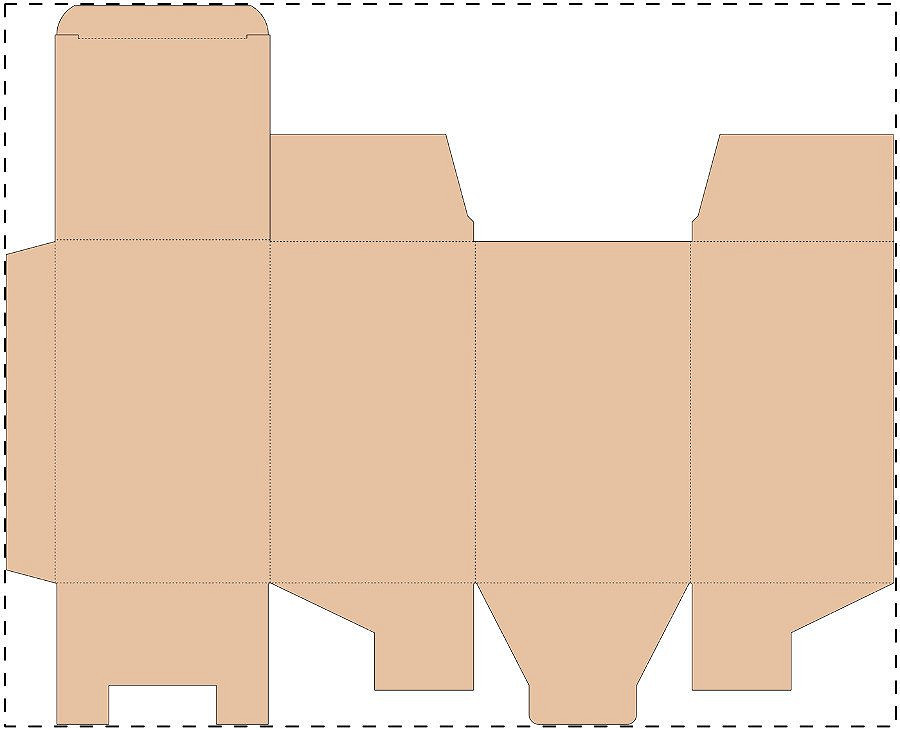 Custom kraft corrugated box