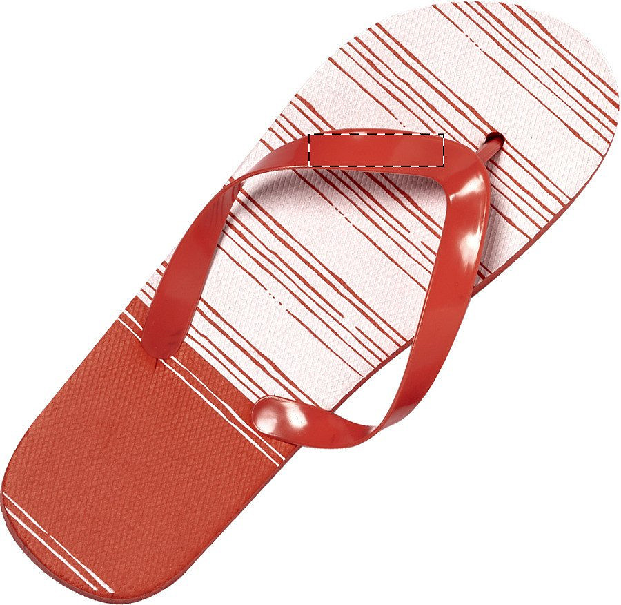 Left slipper - left strap