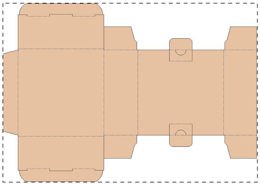 Custom kraft corrugated box