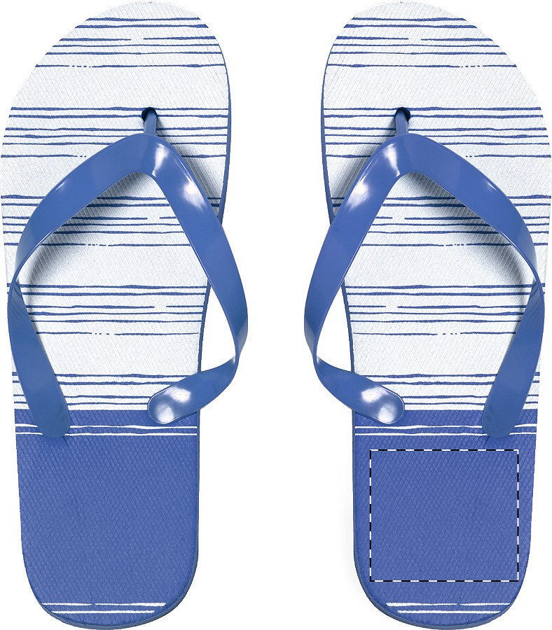 Right sole - below heel