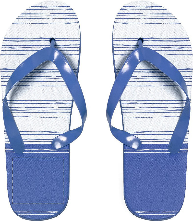 Left sole - below heel