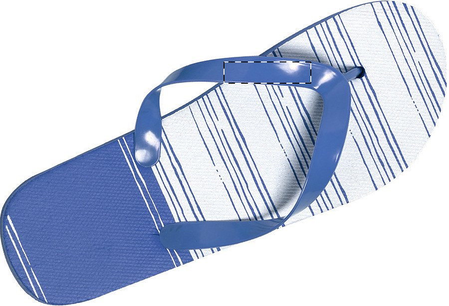 Right slipper - left strap