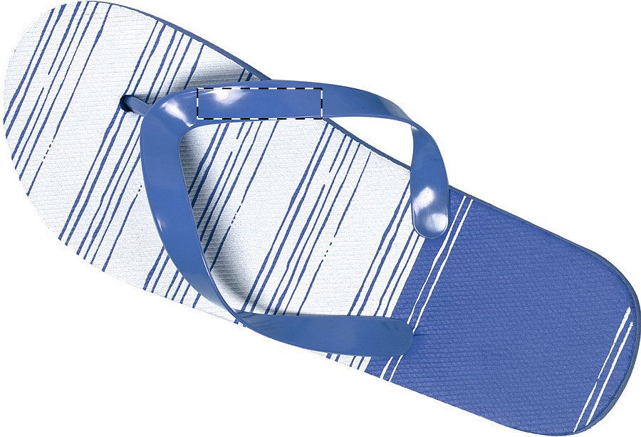 Left slipper - right strap