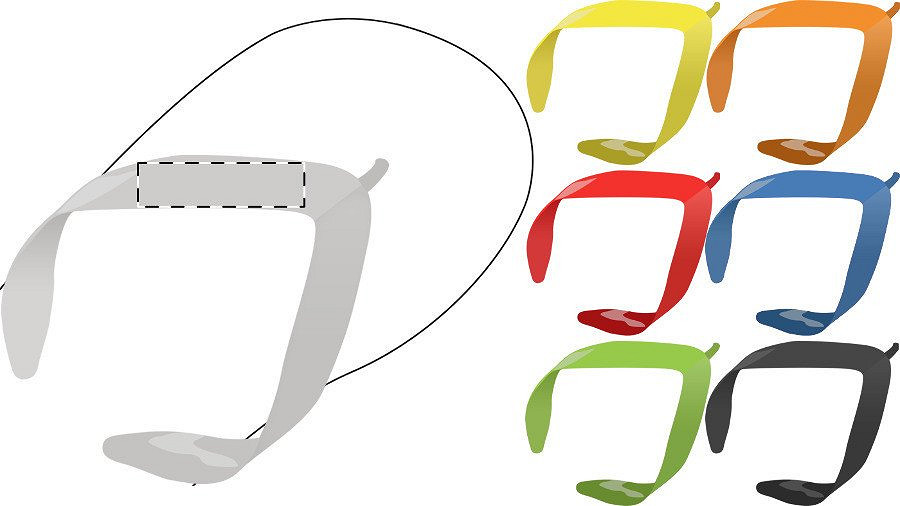 Left slipper - left strap
