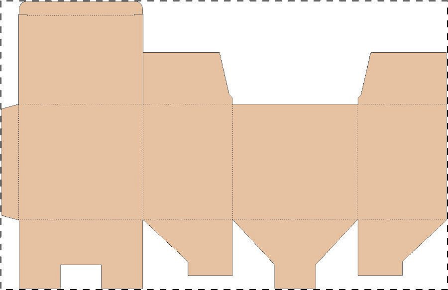 Custom kraft corrugated box