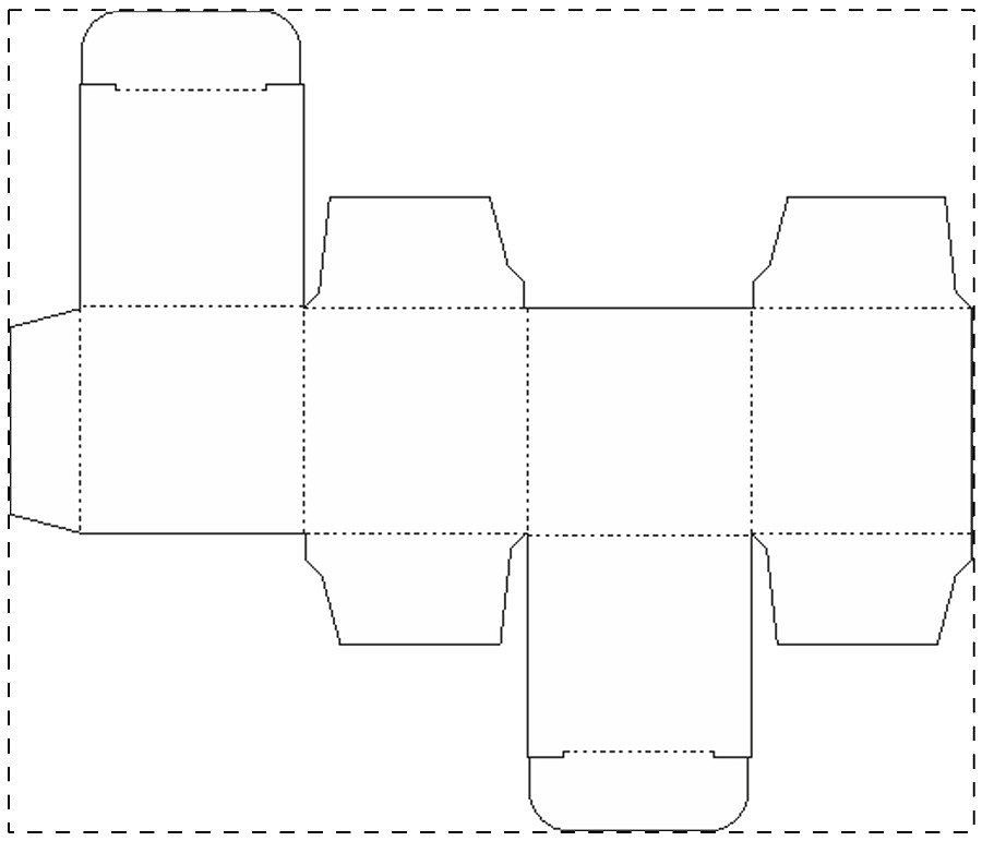 Custom paperboard box
