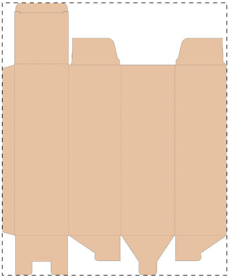 Custom kraft corrugated box