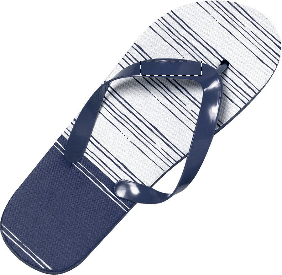 Left slipper - left strap