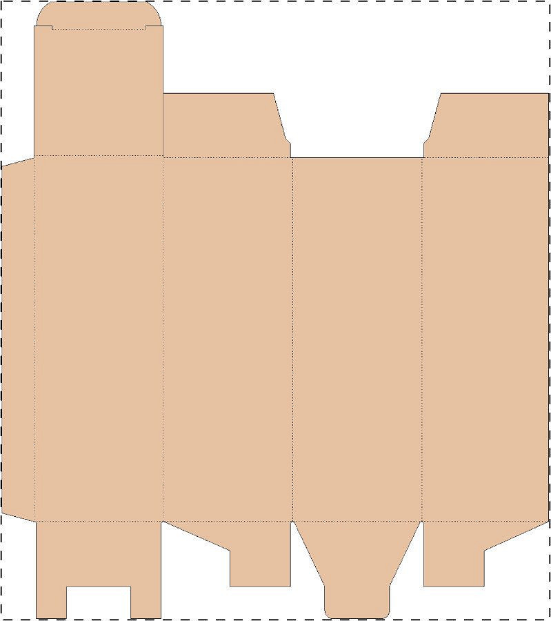 Custom kraft corrugated box