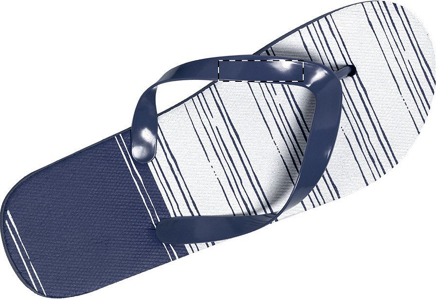 Right slipper - left strap