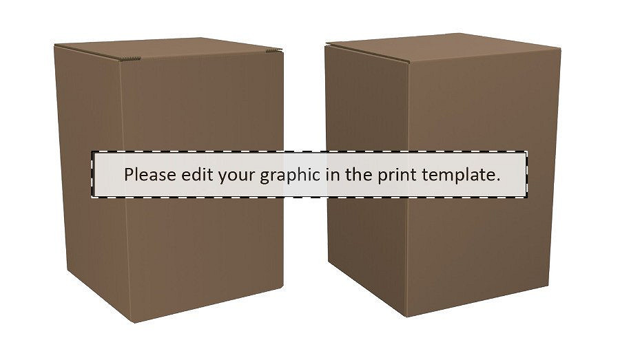 Custom kraft corrugated box