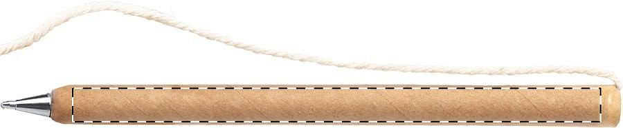 Ballpoint pen barrel - right handed