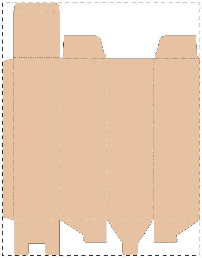 Custom kraft corrugated box