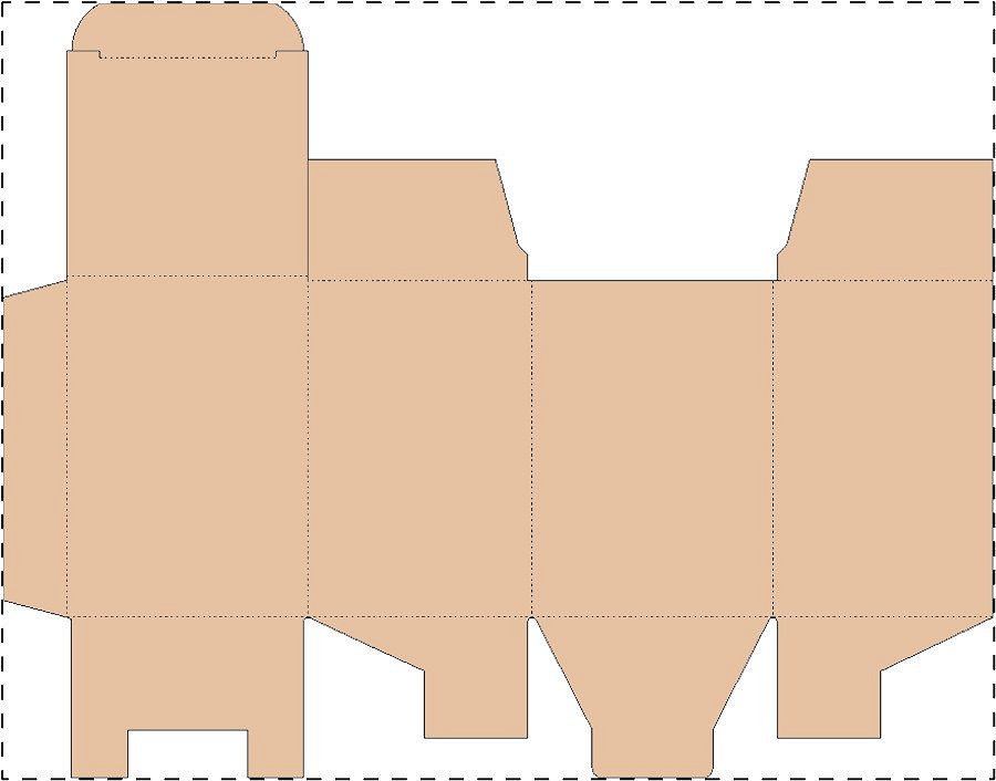 Custom kraft corrugated box