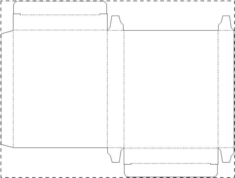 Custom paperboard box