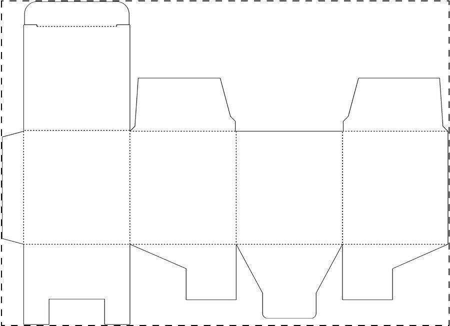 Custom paperboard box