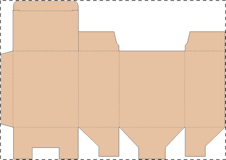 Custom kraft corrugated box
