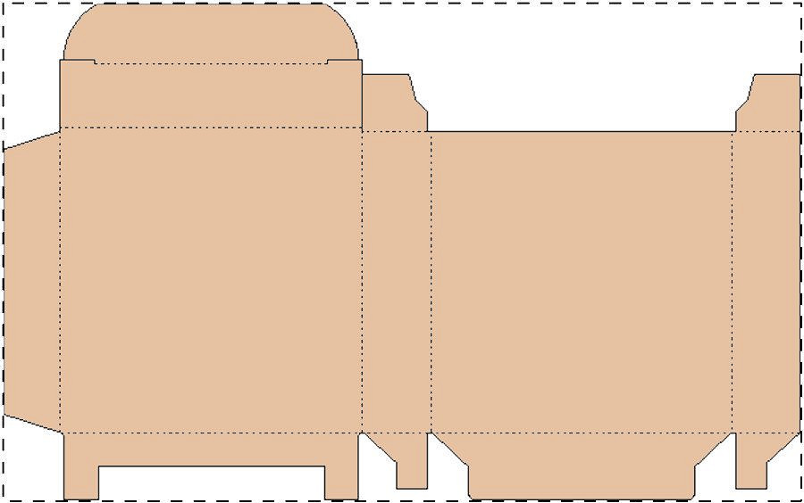 Custom kraft corrugated box