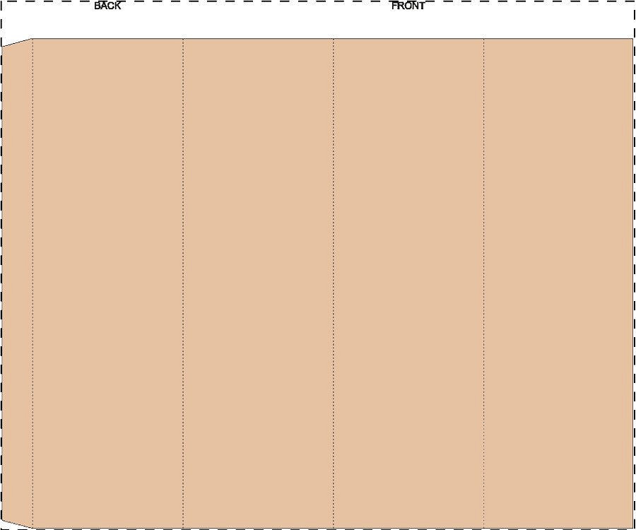 Custom kraft paper sleeve