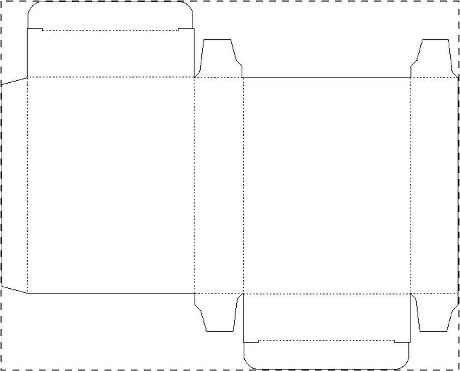 Custom paperboard box