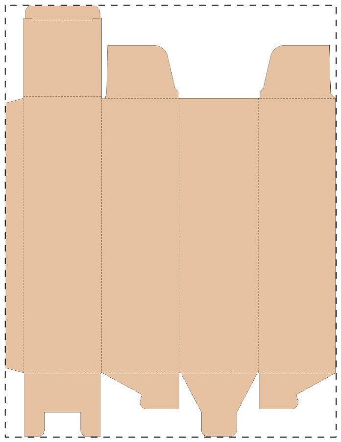 Custom kraft corrugated box