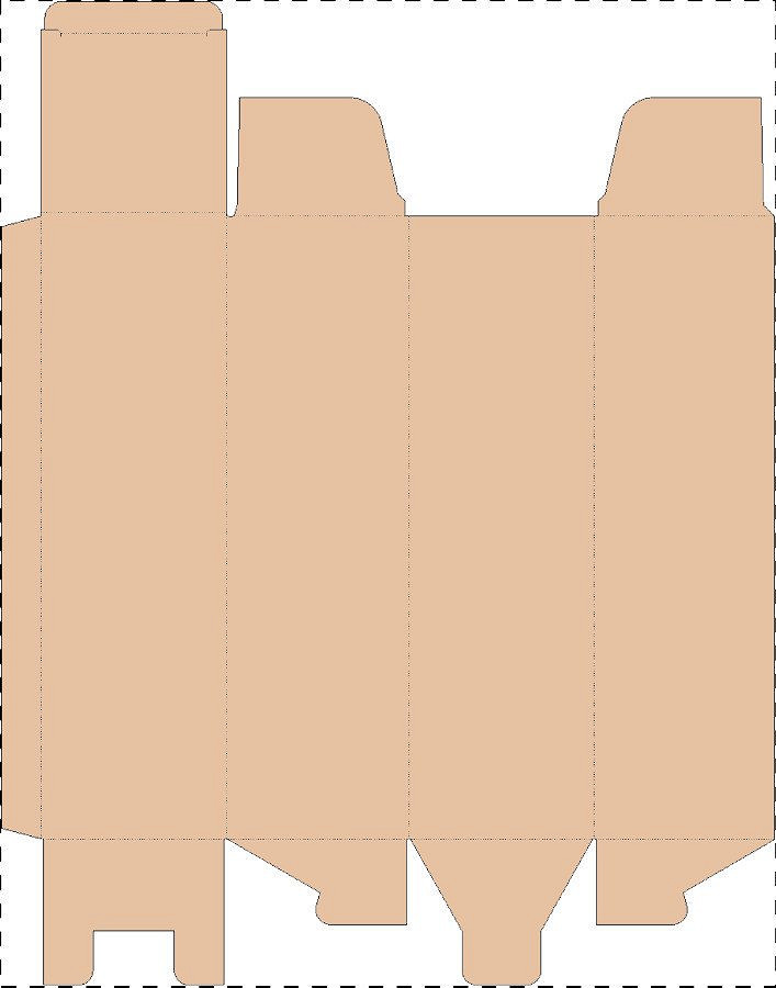 Custom kraft corrugated box