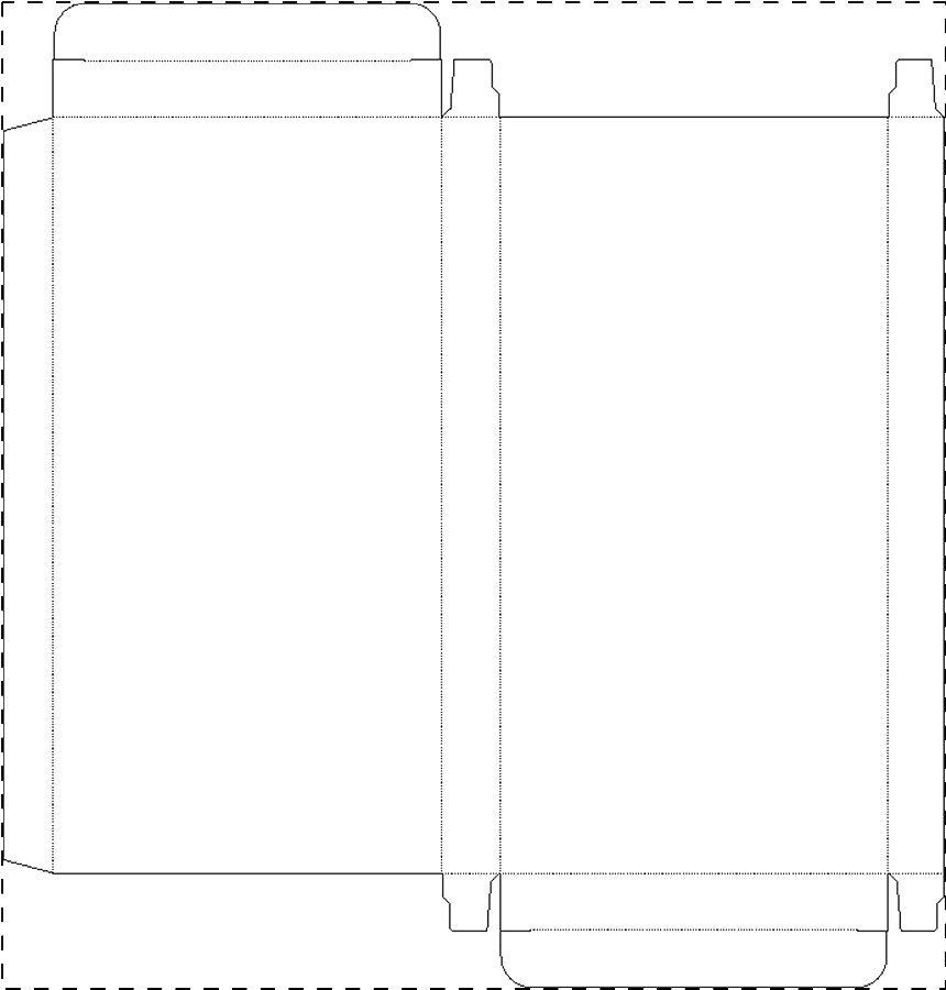 Custom paperboard box