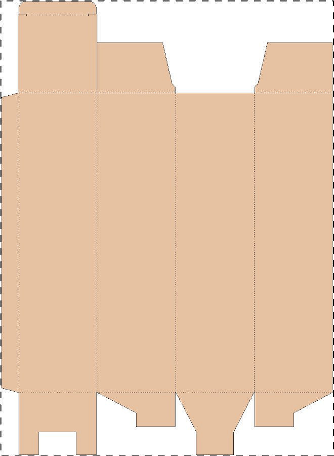 Custom kraft corrugated box