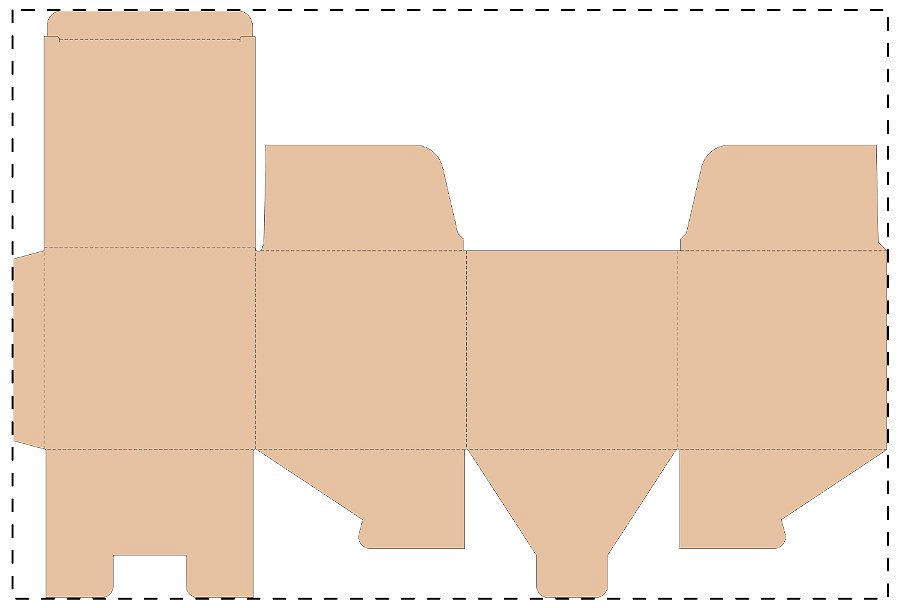 Custom kraft corrugated box