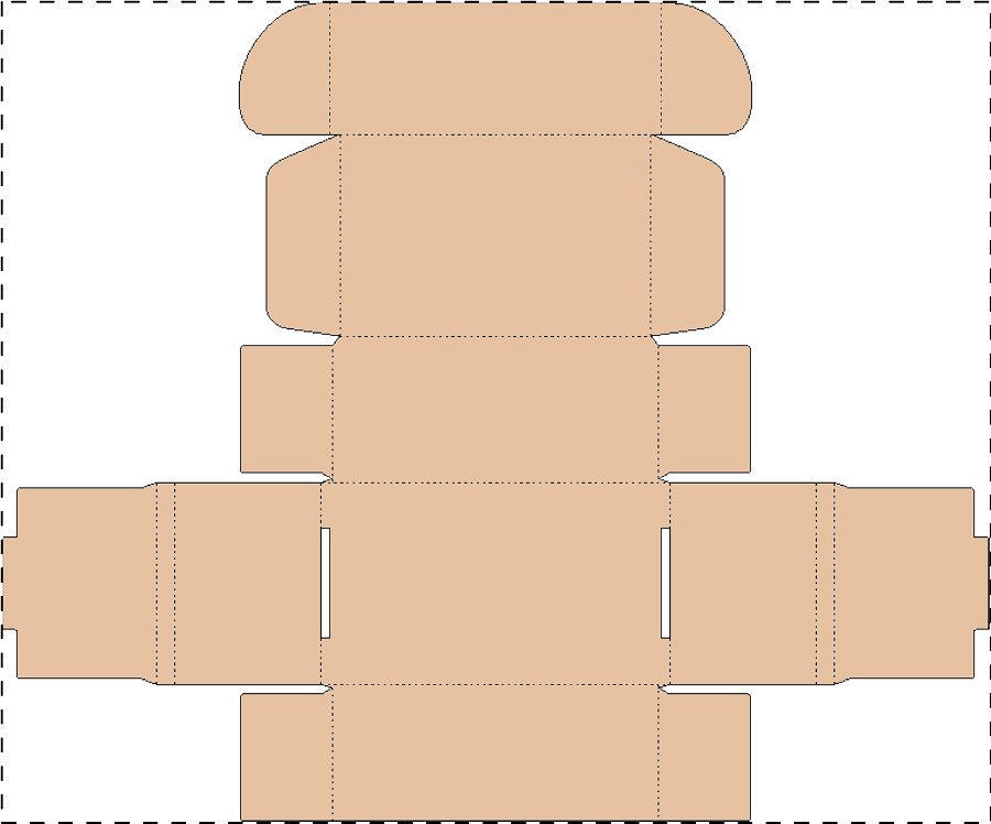 Custom kraft corrugated box