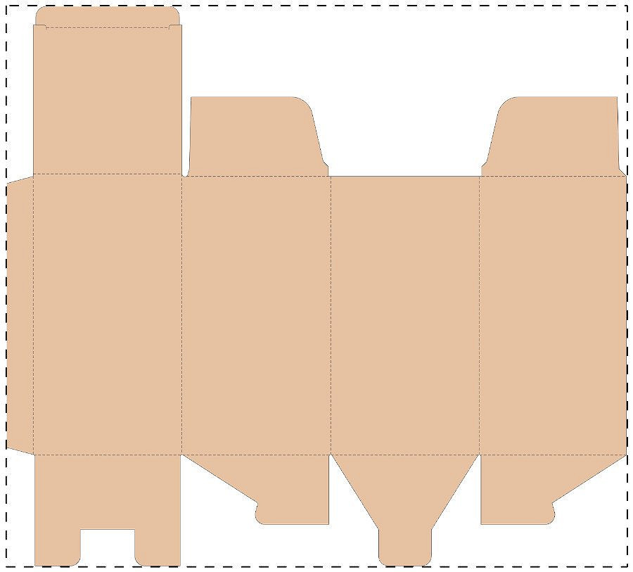 Custom kraft corrugated box