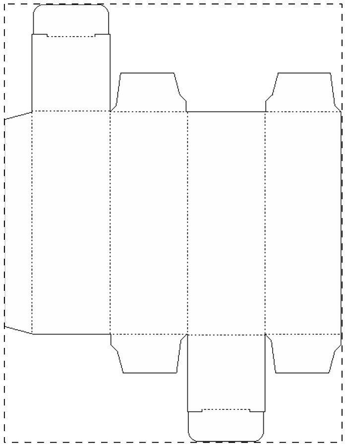Custom paperboard box