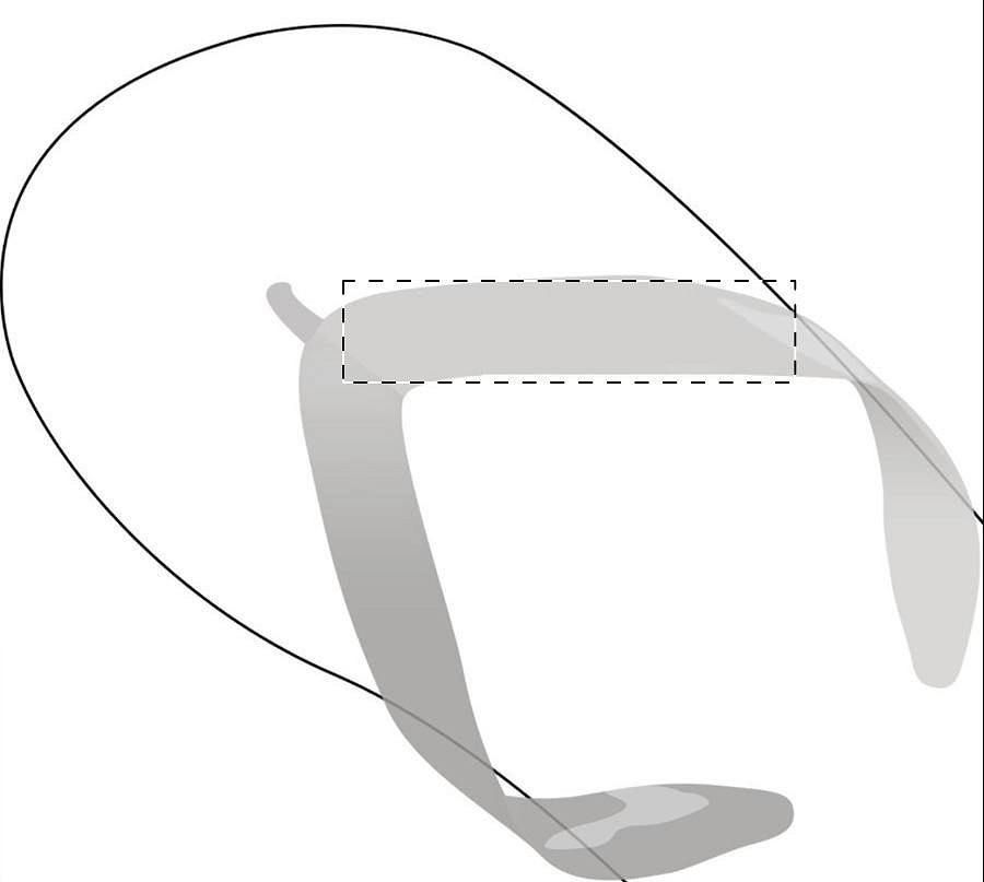 Right slipper - right strap