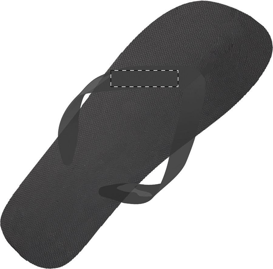 Left slipper - left strap