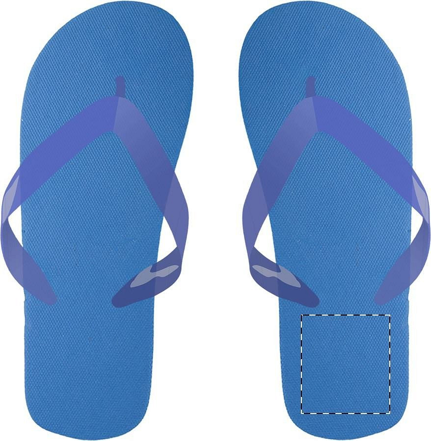 Right sole - below heel