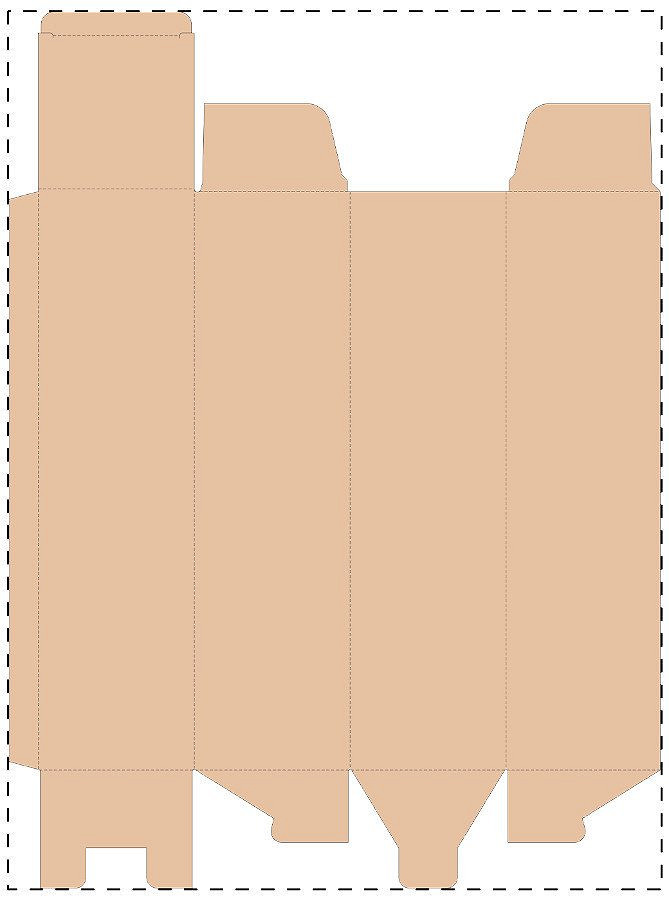 Custom kraft corrugated box