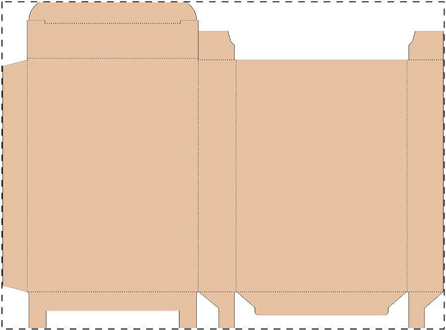Custom kraft corrugated box
