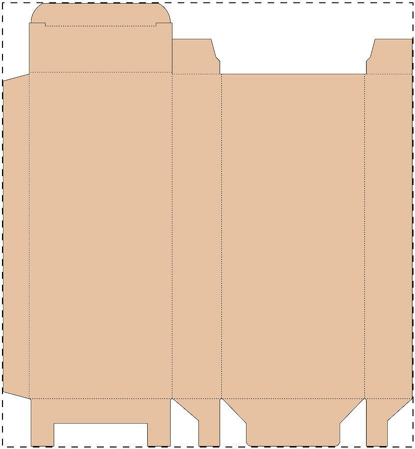Custom kraft corrugated box